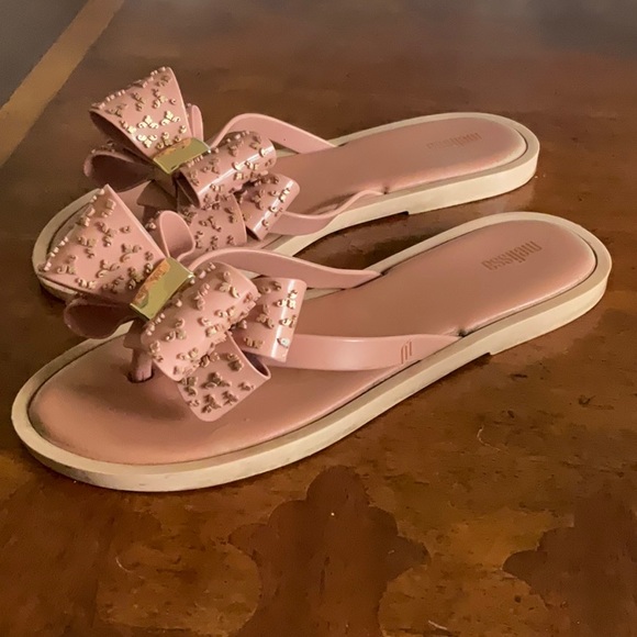 Melissa Pink Sandals - Picture 1 of 9